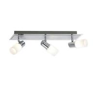 Trio Clapton Barre De Spot De Plafond Moderne À 3 Lumières Chrome 3000k