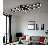 Trio Deckenlampe Chambre Design Métal Messing Noir Dimmable LED
