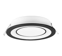Spot encastré rond Trio Core noir LED 10W 1040lm 3000K