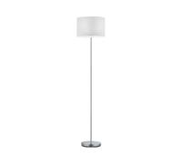 Trio Hotel Lampadaire Moderne Avec Abat-Jour Nickel Mat Avec Interrupteur Au Pied Et Abat-Jour Blanc Multicolore