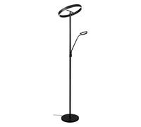 Trio-Leuchten Lampadaire LED Willis 449510232, 39+5,5W, lumière réglable, dimmable, noir métal mat