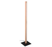 Lampadaire bois dimmable Lampadaire avec lampadaire bois dimmable, fonction tactile, 1x LED 20W 2300Lm blanc chaud, LxPxH 22x22x115 cm