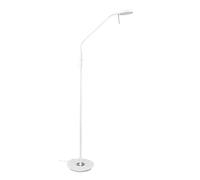 Trio Lampadaire LED Monza 423310131, Métal Blanc mat, avec LED 12 Watt, Capteur tactile