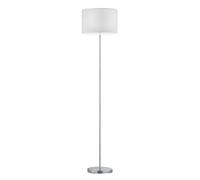 Lampadaire HOTEL argent/blc métal tissu Trio 401100101