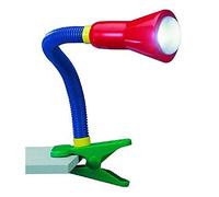 TRIO, Lampe à fixer, Flexo 1xE14, max.18,0 W Corps: Plastique, Multicouleur L:8,2cm, H:30,0cm, P:30,0cm IP20,Interrupteur de cordon