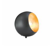 Reality, Lampe de table, Billy 1xE14, max.28,0 W Corps: metal, noir mat L:15,0cm, L:14,0cm, H:16,0cm IP20, Interrupteur de cordon