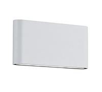 TRIO-Lampe d'extérieur à LED Leuchten Thames II 227660231, blanc aluminium- 2 x LED 4.5 Watt