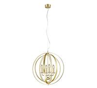 Trio-Leuchten 102000403 Lustre, Métal, Laiton Poli