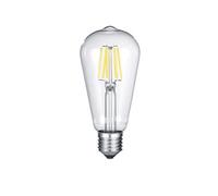 Trio Leuchten Ampoule LED 987-600, en métal, couleur aluminium, verre, 1 x 6 W, blanc