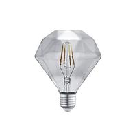Trio Leuchten Ampoule LED à filament en verre - Verre fumé - Culot E27-4 W - 3000 K - 140 lm - 902-454