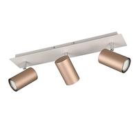 Trio-Leuchten Projecteur Marley 802400365 – 3 lampes GU10 – Marron
