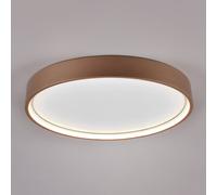 Trio-Leuchten Plafonnier LED Doha 641310265 – Métal café mat, acrylique, LED 29 Watt