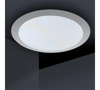 Trio-Leuchten Plafonnier LED Gonzalo 25 W 2000 lm 3000 K Ø42 cm Titane IP20