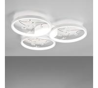TRIO Leuchten Groovy Applique murale/Plafonnier, LED, 642110331,