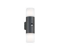 Trio Leuchten Hoosic Applique murale extérieure en aluminium Anthracite/blanc