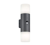 Trio Leuchten Hoosic Applique murale extérieure en aluminium Anthracite/blanc