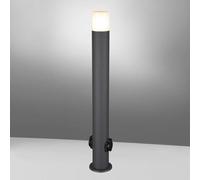 TRIO Leuchten Hoosic Potelet, avec prise électrique, E27, 424067142,