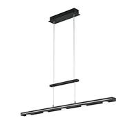 Trio Leuchten Lacal 379190732 Suspension LED en métal Noir mat avec 7 LED 3,5 W 4 touches