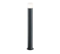 Trio Leuchten Lampadaire d'extérieur Hoosic 424060142, aluminium moulé sous pression, anthracite, plastique blanc, sans 1 ampoule E27