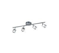 Trio Leuchten Levisto Suspension à LED, 4er-Balken Nickel matt 4.5 wattsW