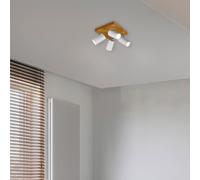 Trio-Leuchten Projecteur Marley 4x GU10 max. 35 W métal blanc mat 22x22x16 cm IP20 812400431
