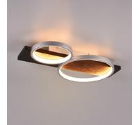 TRIO Leuchten Medera Plafonnier LED, 2 sources lumineuses, 643810287,
