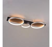 TRIO Leuchten Medera Plafonnier LED, 3 sources lumineuses, 643810387,
