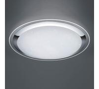 Trio-Leuchten Plafonnier LED Miko 90W 10800lm dimmable télécommande blanc chaud-froid 82×12,5 cm