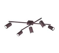 Trio Leuchten Plafonnier Marley 612400524 - En métal - 5 ampoules - Sans 1 ampoule GU10
