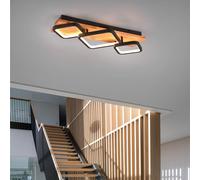 TRIO Leuchten Rama Plafonnier LED, 3 sources lumineuses, 643210332,
