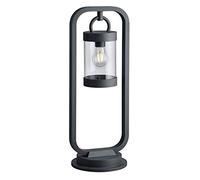 Trio-Leuchten Lampe de socle SAMBESI 60 cm détecteur de crépuscule E27 anthracite