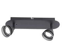 Trio Leuchten Smart Home Plafonnier Métal Noir mat