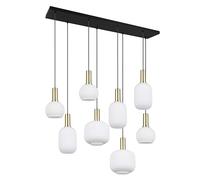 Trio Suspension DIVA 8xE27 - Noir