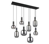 Trio Lustre suspension barre - Noir
