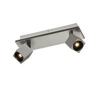 Trio Leuchten Sweet Led Cuba 828510307 Spot LED en métal nickel mat avec 2 ampoules 4 W et 3 LED 4 W