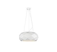 Trio Leuchten Zandor 303500331 Suspension en métal blanc mat, avec 3 ampoules E27 non incluses