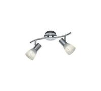 Trio Levisto Spot De Plafond Double Moderne À 2 Lumières Nickel Mat 3000k Gris