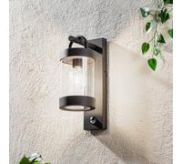 Trio Lighting Applique extérieur avec détecteur Sambesi, noir, Aluminium, Moderne