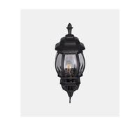 Trio Lighting - Applique Murale Montante Elvo E27 - Trio - Ip 44 - Filaire - Noir Mat - Noir