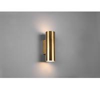 TRIO LIGHTING MARLEY WALL SCONCE CYLINDER METAL ANTIQUE BRASS BI-EMISSION H. 18C