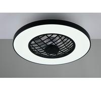 TRIO Reality R64462102 LINKÖPING Plafonnier avec ventilateur D590 mm LED SMD 45 W/5600 lm 2700-6500 K noir, télécommande