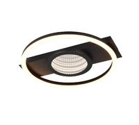 Trio lighting Plafonnier LED rond - Noir