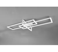 TRIO LIGHTING SALINAS PLAFONNIER LED TRIPLE RECTANGLE BLANC AVEC RÉGLAGE D'INTE