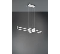 TRIO LIGHTING SALINAS SUSPENSION LED TRIPLE RECTANGLE BLANC AVEC RÉGLAGE D'INTE