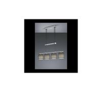 Trio Leuchten Jojo 305400411 Garda Suspension Nickel Mat E14 Parasol Gris 13,5 x 77 x 150 cm