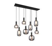 Trio Lustre suspension barre - Noir