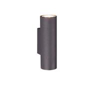 Trio Leuchten Applique murale Marley 212400232 - En métal noir mat - 2 ampoules - Sans 1 ampoule GU10