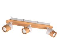 Trio Aruni spot intérieur 3 lampes - Bois clair