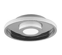 Trio-Leuchten Plafonnier Ascari 680810306 LED 28W 3000K 3200 lm Ø30 cm Chrome IP44 salle de bain