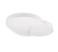 Trio-Leuchten Plafonnier LED Rise 77 cm blanc télécommande dimmable 2700–6500K